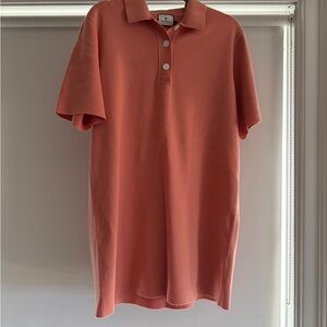Women's Coral Polo Shirt dress